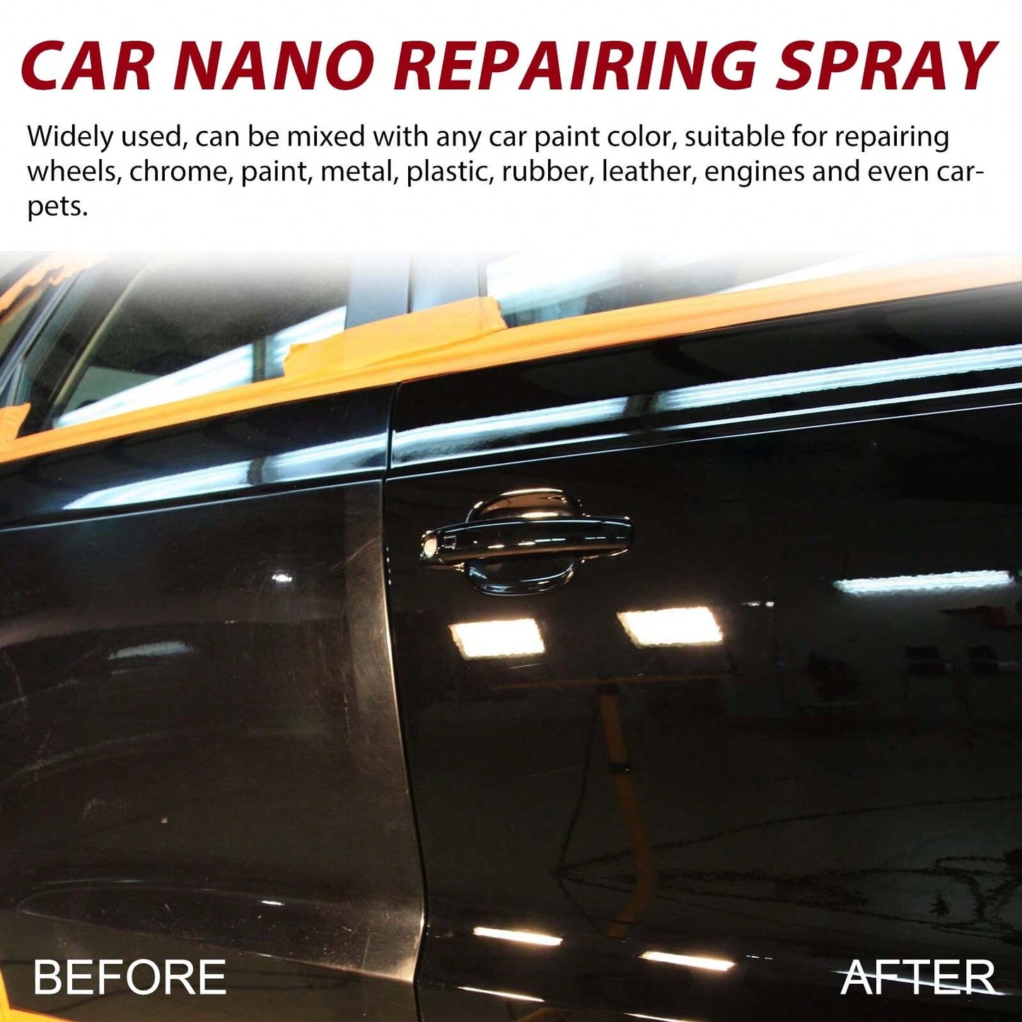 JAYSUING Car Nano Repairing Spray Ceramic Coating, Scratch Remover Polish Hydrophobic Paint Protection, Paint Scratch Swirl Water Spot Remover, Nano Ceramic Clear Coat Restorer DIY Detailing