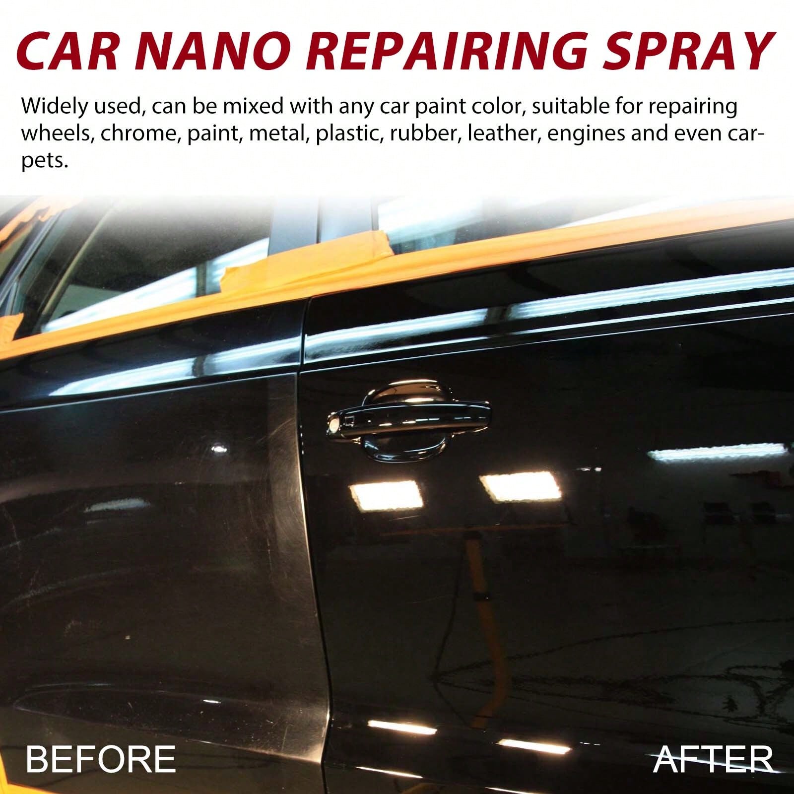 JAYSUING Car Nano Repairing Spray Ceramic Coating, Scratch Remover Polish Hydrophobic Paint Protection, Paint Scratch Swirl Water Spot Remover, Nano Ceramic Clear Coat Restorer DIY Detailing