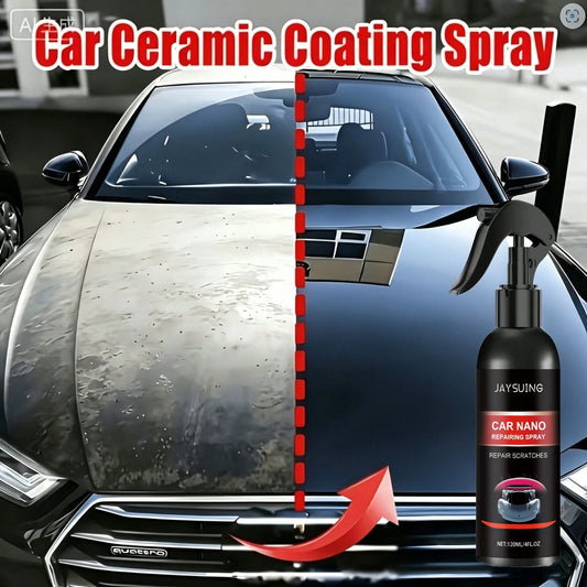 JAYSUING Nano Coating Quick Spray For Cars- High-Quality, Scratch-Resistant Formula With A High-Gloss Finish, Suitable For All Types Of Car Paint. Forms A Long-Lasting Protective Layer That Effective