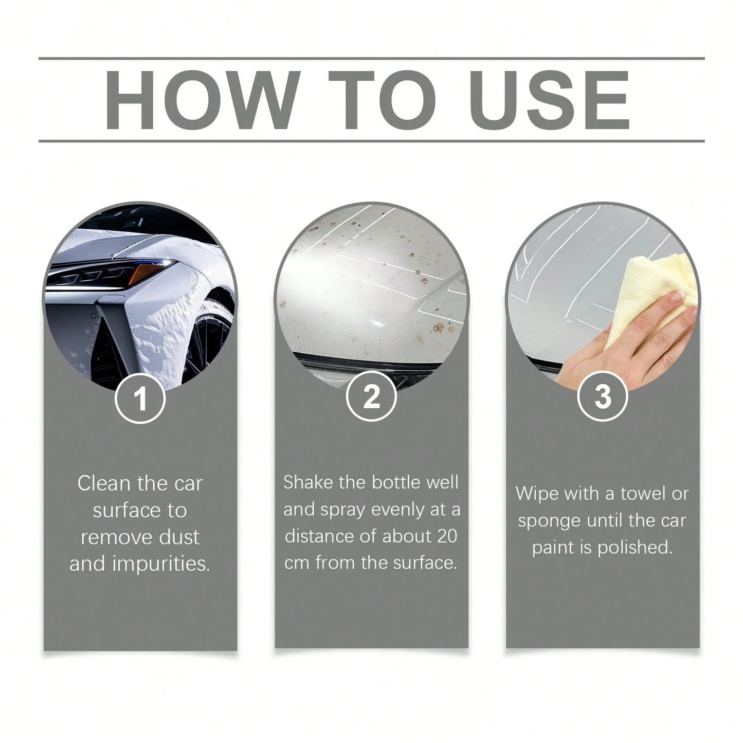 JAYSUING Nano Coating Quick Spray For Cars- High-Quality, Scratch-Resistant Formula With A High-Gloss Finish, Suitable For All Types Of Car Paint. Forms A Long-Lasting Protective Layer That Effective