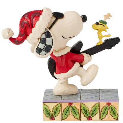 Jim Shore x Peanuts - Rock 'n' Roll Duo Snoopy & Woodstock Figurine 6017236