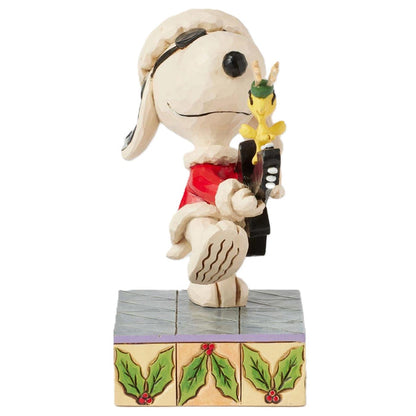 Jim Shore x Peanuts - Rock 'n' Roll Duo Snoopy & Woodstock Figurine 6017236