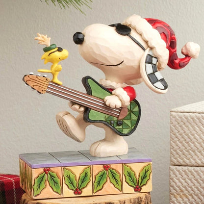 Jim Shore x Peanuts - Rock 'n' Roll Duo Snoopy & Woodstock Figurine 6017236