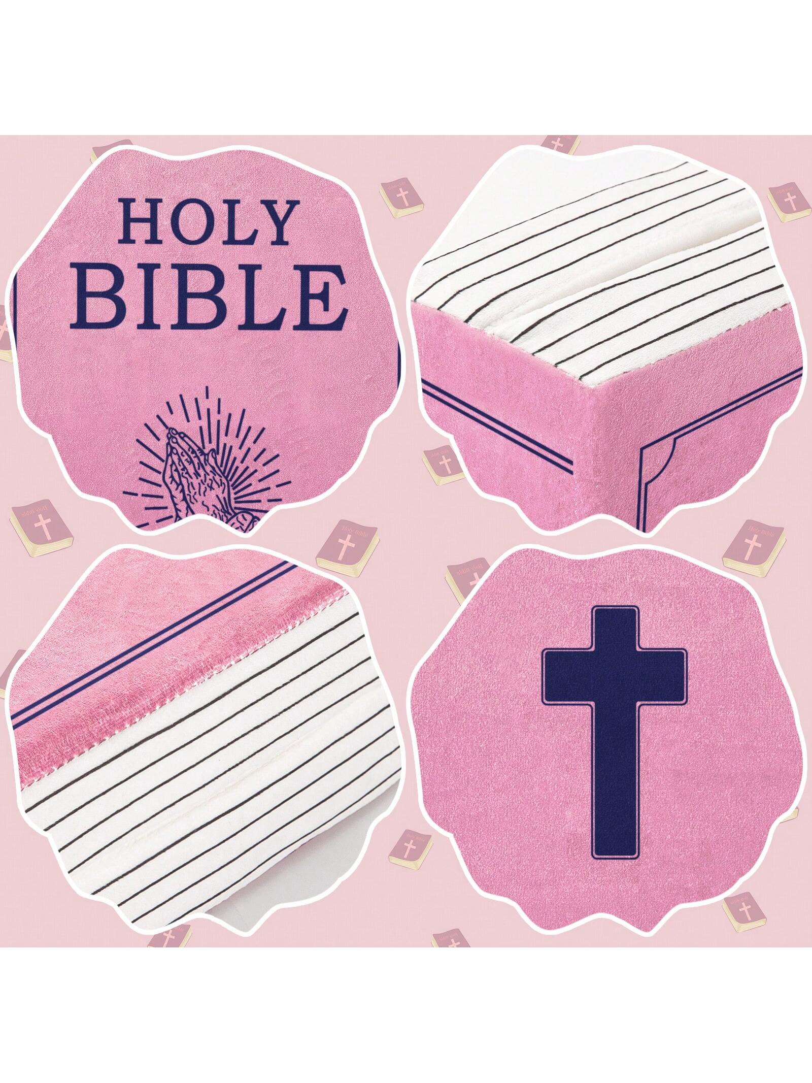 John 3 Pink Cutest Bible Memory Foam Pillow With Bible Throw Pillow Learn The Valuable Lesson With Best Mother's Day Gifts