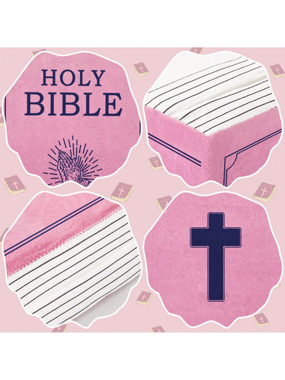 John 3 Pink Cutest Bible Memory Foam Pillow With Bible Throw Pillow Learn The Valuable Lesson With Best Mother's Day Gifts