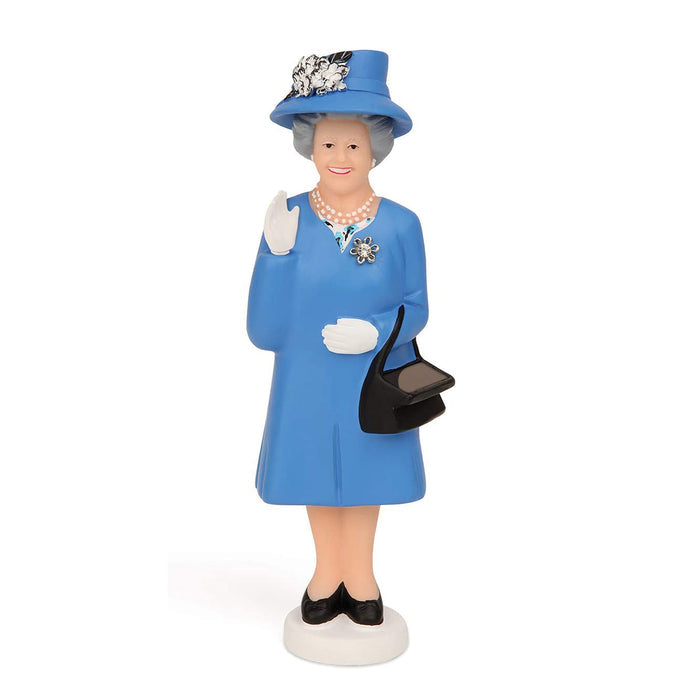 Kikkerland - Queen Elizabeth II Solar Energy Powered Waving Statue (Derby Edition)
