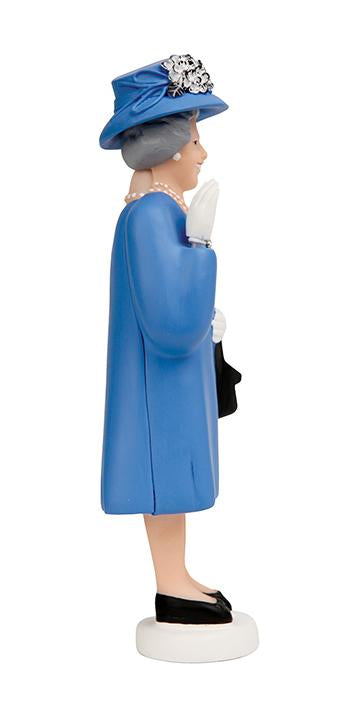 Kikkerland - Queen Elizabeth II Solar Energy Powered Waving Statue (Derby Edition)