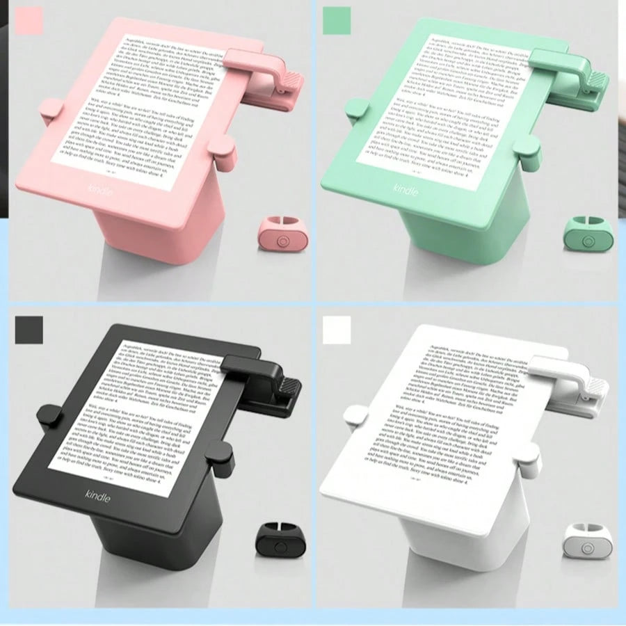 Kindle Page Turner Ring, Compatible With Kindle Paperwhite/Oasis/Scribe, Bluetooth-Free Clip-On Kindle Remote, Camera Remote For IPhone And Tablets, Compatible With Thick Protective Cases