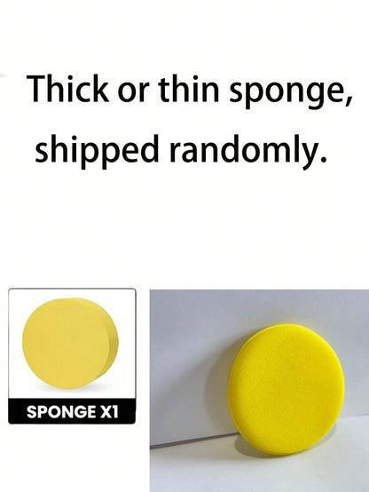 KineShineX Tire Gloss, Tire Blackener, Durable Anti-Aging Agent, Tire Polish, Tire Care Cream, Polishing Agent, Car Paint Repair Agent And Car Parts. Thick And Thin Sponges Shipped Randomly.