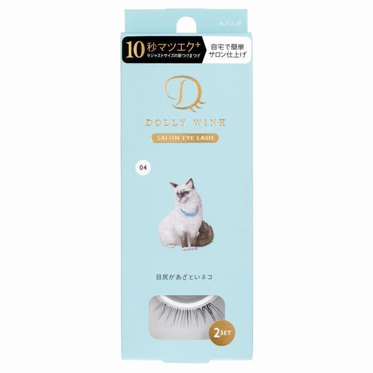 Dolly Wink Salon Eye Lash Eyelash Rough Eyes Cat No.4