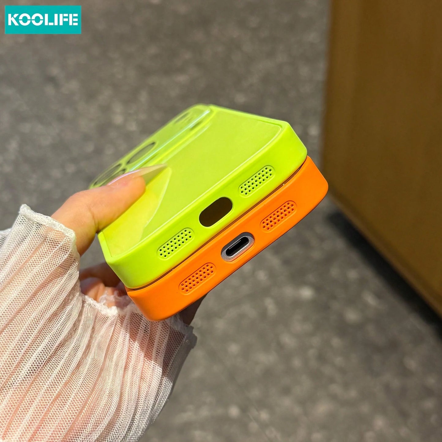 Koolife 1pc Peacock Blue Glossy Glass Phone Case, Luxury Shockproof Hard Shell Full Camera Protection, Suitable For Phone18pro/18pro Max/17/17pro/17promax/16/15/14/13/12/11