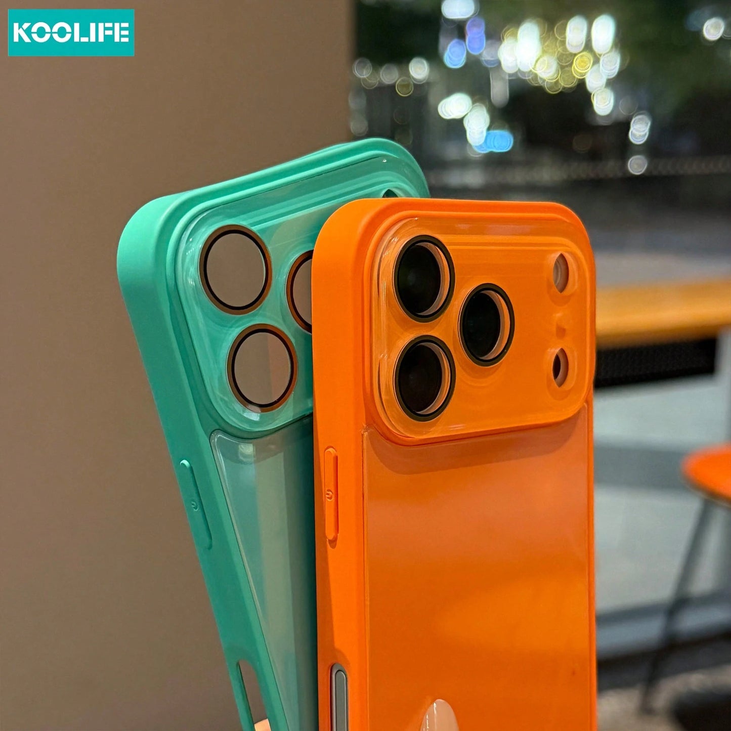 Koolife 1pc Peacock Blue Glossy Glass Phone Case, Luxury Shockproof Hard Shell Full Camera Protection, Suitable For Phone18pro/18pro Max/17/17pro/17promax/16/15/14/13/12/11