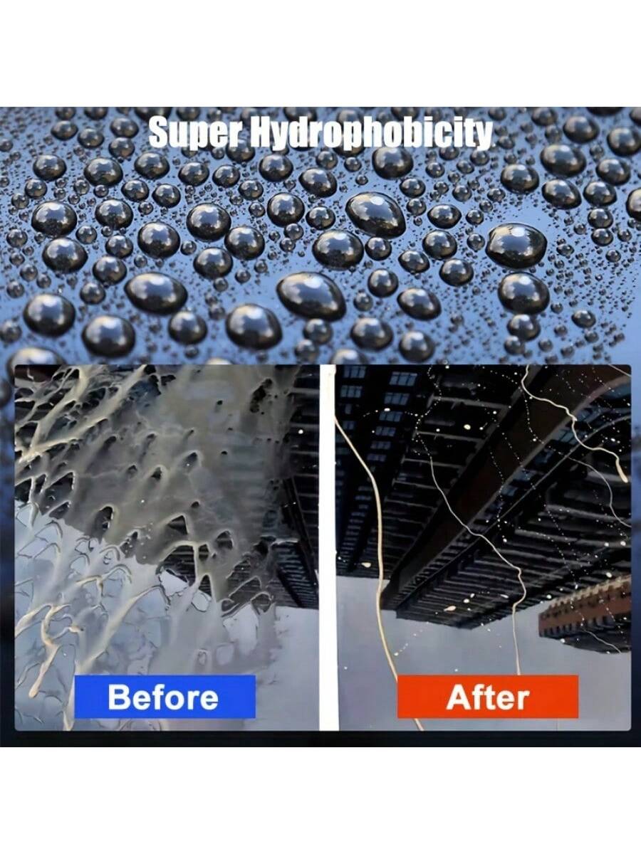 KUFI Black Car Wax, Detergent Glossy Wax, Crystalline Polishing Wax, Water-Resistant Protective Wax For All Black Vehicles