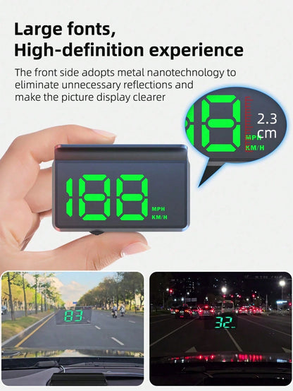 KWHUD Multifunctional Heads-Up Display For Cars, Suitable For All Vehicle Models, No Battery Required