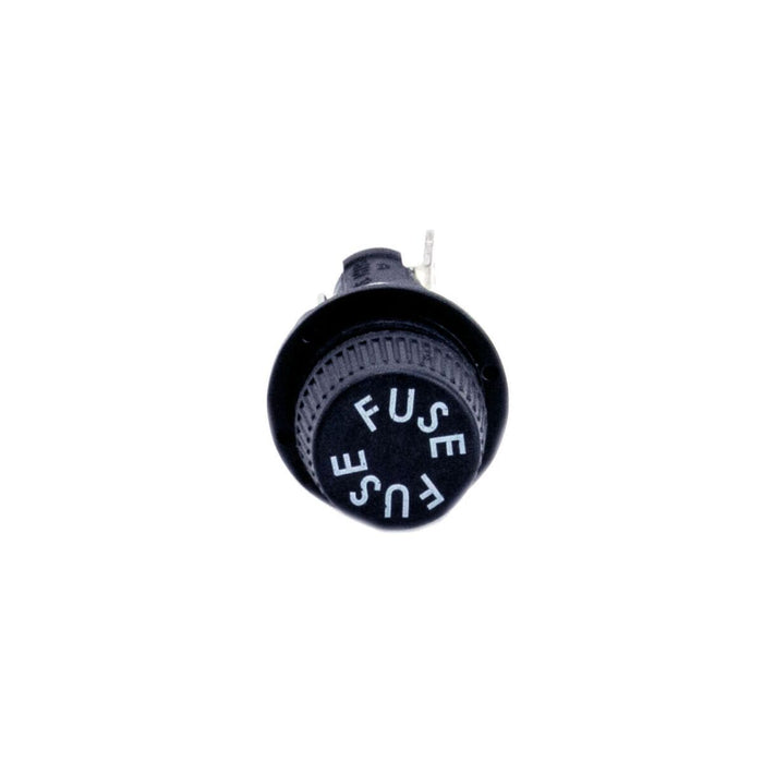 La Spaziale S1 fuse housing with round FUSE labeled knob