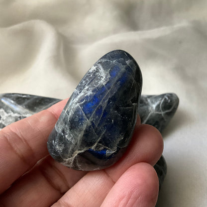 Labradorite tumbles