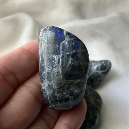 Labradorite tumbles