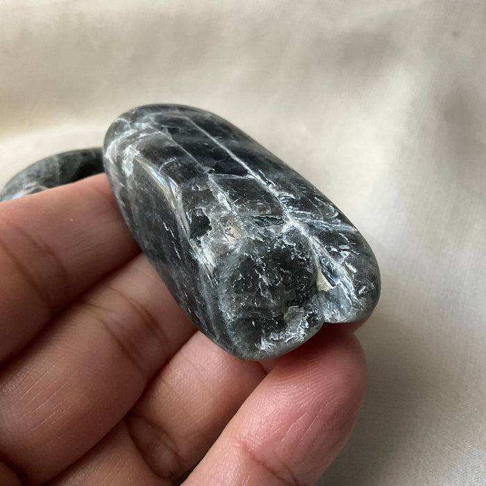 Labradorite tumbles