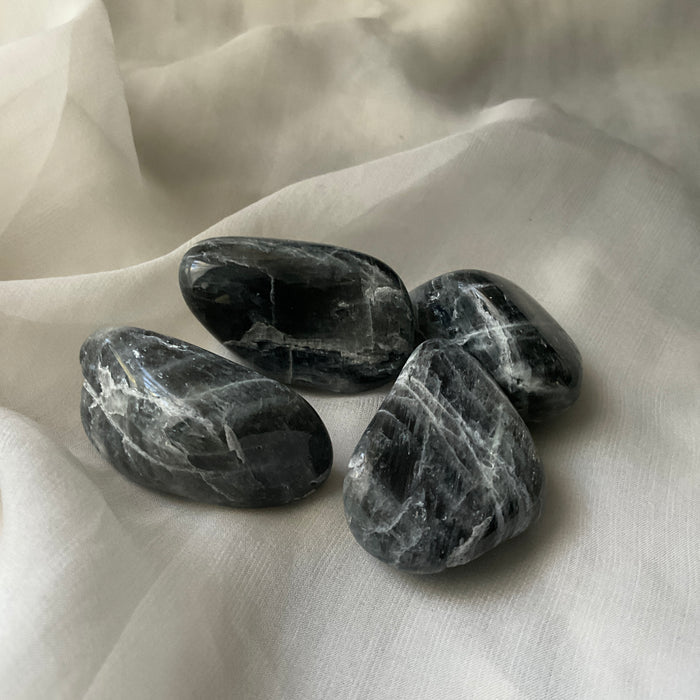 Labradorite tumbles