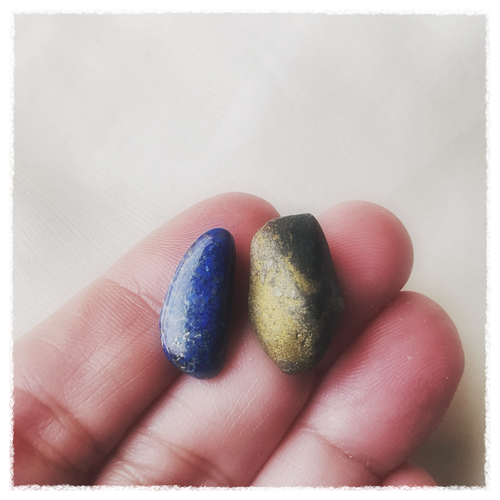Lapis and Chalcopyrite: The Golden Touch