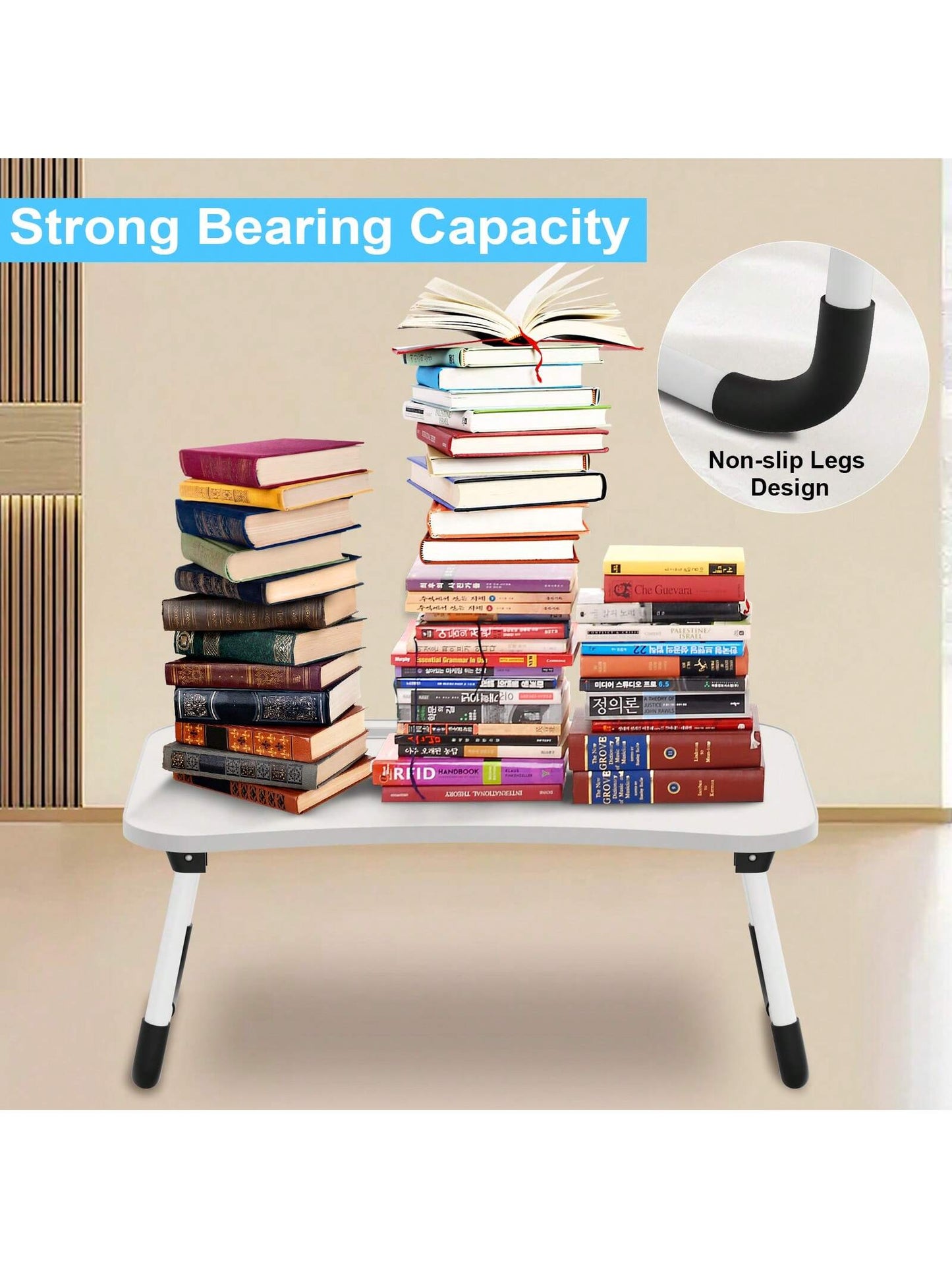 Laptop Bed Desk Table Tray Stand With Cup Holder Drawer For Bed Sofa Couch Study Reading Writing On Low Sitting Floor Large Portable Foldable Lap Trays Eating And Laptops