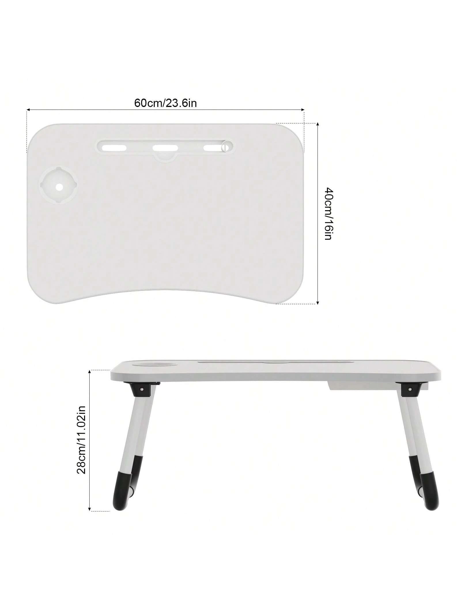 Laptop Bed Desk Table Tray Stand With Cup Holder Drawer For Bed Sofa Couch Study Reading Writing On Low Sitting Floor Large Portable Foldable Lap Trays Eating And Laptops