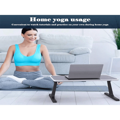 Laptop Bed Tray Desk Adjustable Laptop Table Foldable Portable Laptop Desk For Eating Breakfast On Bed/Couch, Working, Writing, Gaming, Drawing(Black Or Grey)