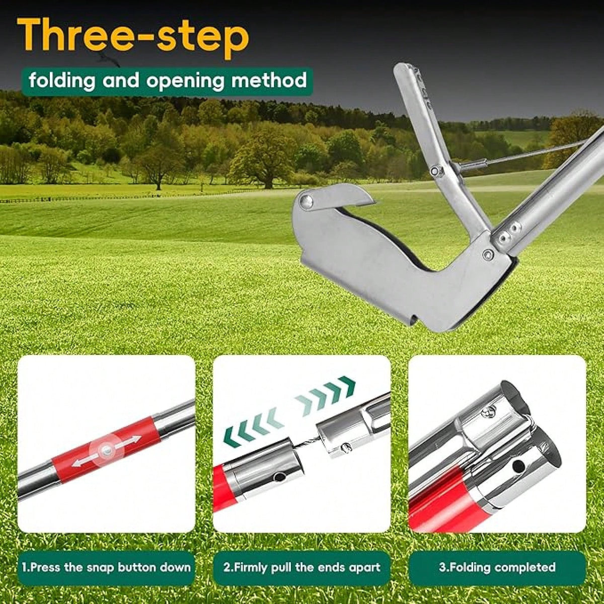 Large 304 Stainless Steel Jaws, Suitable For Collecting Waste Over Medium To Long Distances, And Can Also Be Used For Catching Amphibians And Fish.