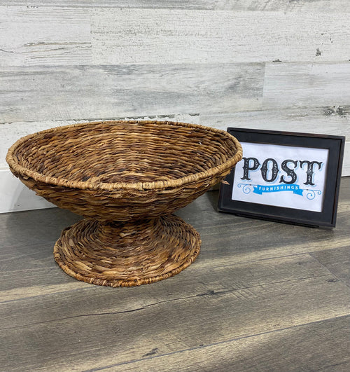 Large Wicker Woven Bowl | Furniture