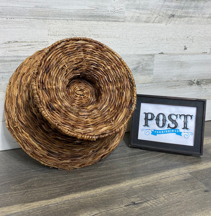 Large Wicker Woven Bowl | Furniture