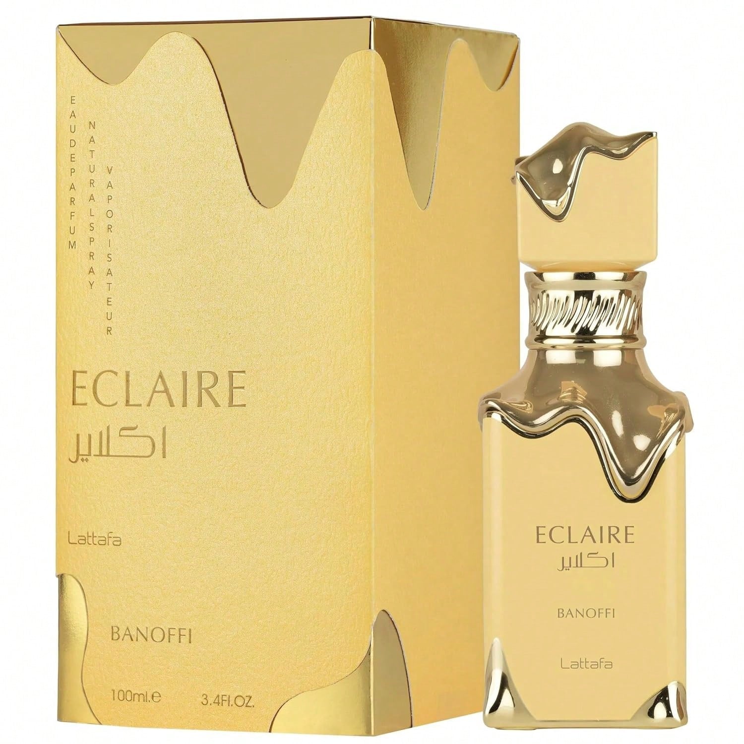 Lattafa Eclaire 100ml Women's Perfume Sweet Vanilla Floral Scent For Wedding Banquets As Birthday Gift