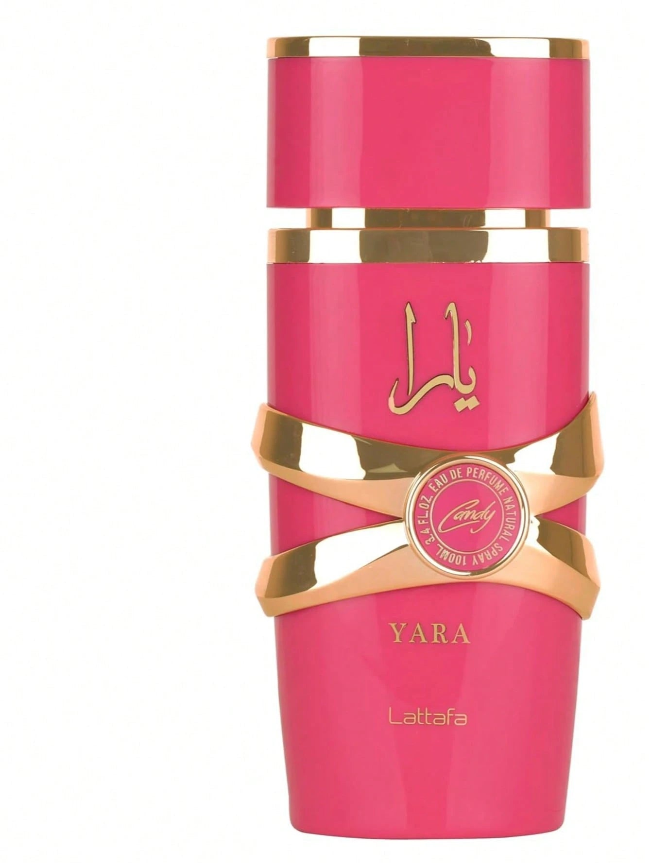Lattafa YARA Candy EDP Spray 3.4 Oz, Vanilla Berry Sweet Floral Long Lasting Perfume For Women, Pink Gold Bottle Gift