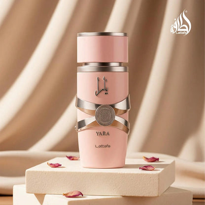 Lattafa Yara Eau De Parfum 100ml/3.4oz For Women- Viral Famous Fragrance With Vanilla, Marshmallow, Strawberry & Tropical Fruit Notes| Long-Lasting Creamy Gourmand Scent| Feminine Luxury Arabian P