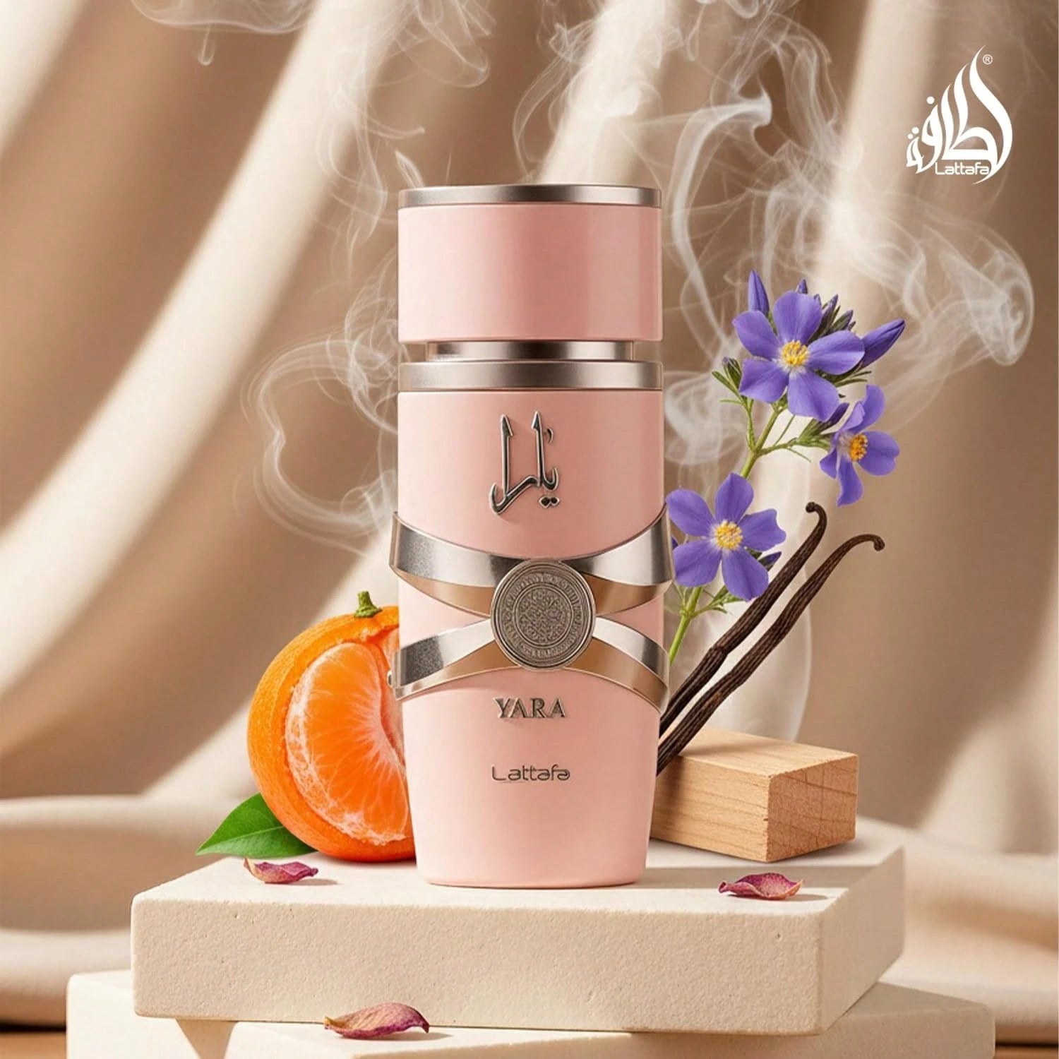 Lattafa Yara Eau De Parfum 100ml/3.4oz For Women- Viral Famous Fragrance With Vanilla, Marshmallow, Strawberry & Tropical Fruit Notes| Long-Lasting Creamy Gourmand Scent| Feminine Luxury Arabian P