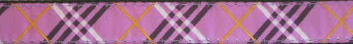 Lavender Plaid Dog Harness