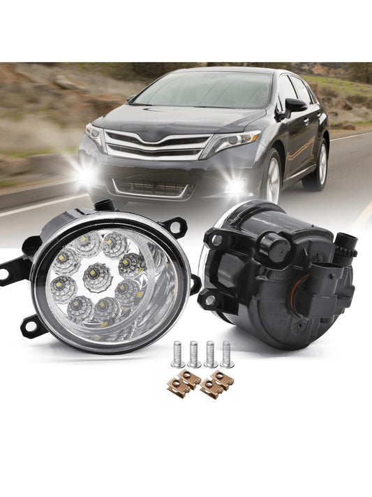 LED Fog Light Fit For TOYOTA Venza 2009 2010 2011 2012 2013 2014 2015 Replacement Front Bumper Lamp Driving