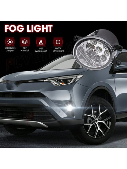 LED Fog Light Fit For TOYOTA Venza 2009 2010 2011 2012 2013 2014 2015 Replacement Front Bumper Lamp Driving
