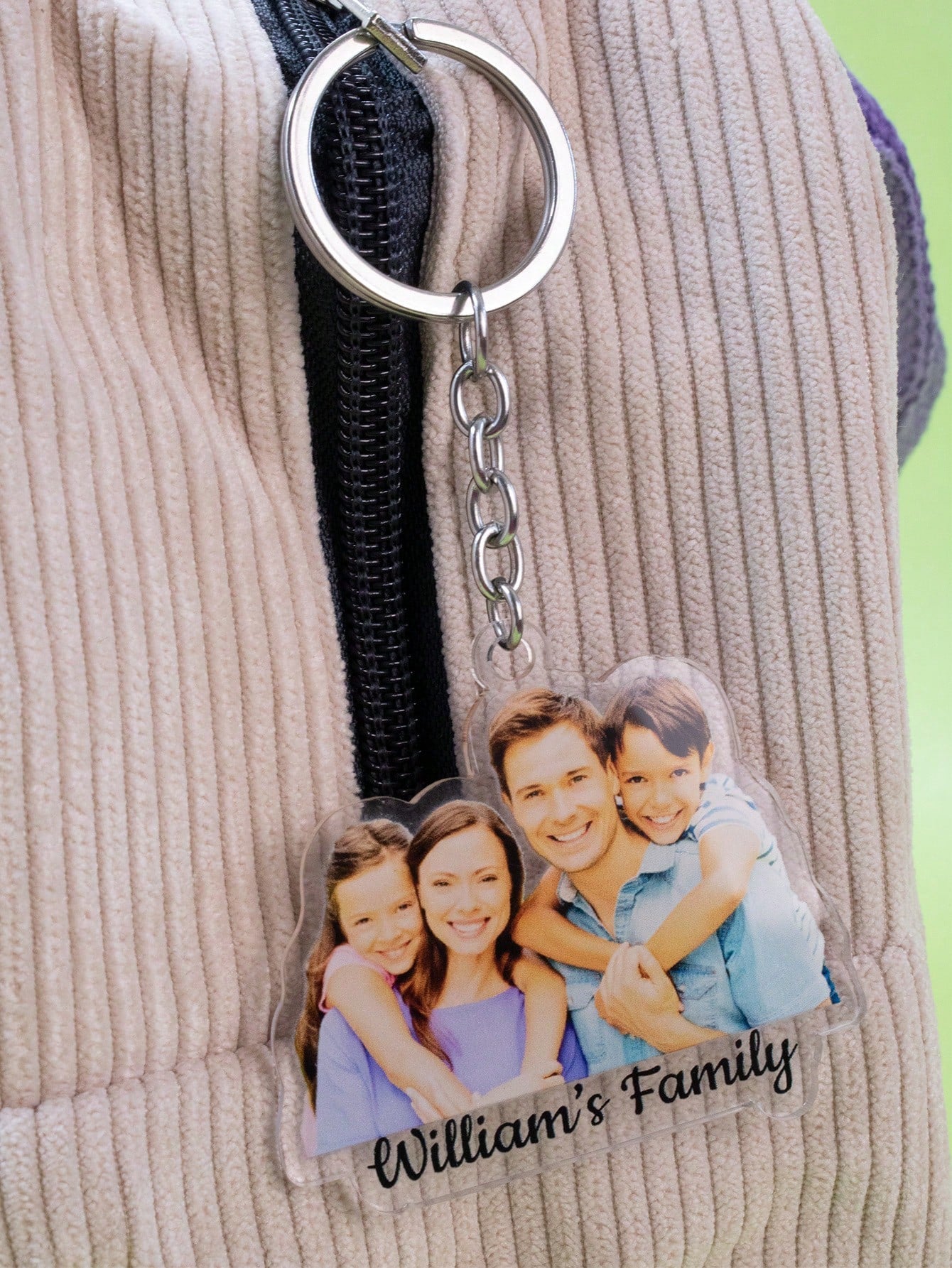 LICVIC Custom Photo Keychain, Personalized Acrylic Key Chain, Customized Bag Charm, Customizable Picture Keychain, Birthday, Anniversary, Valentine's Day, Drive Keychain