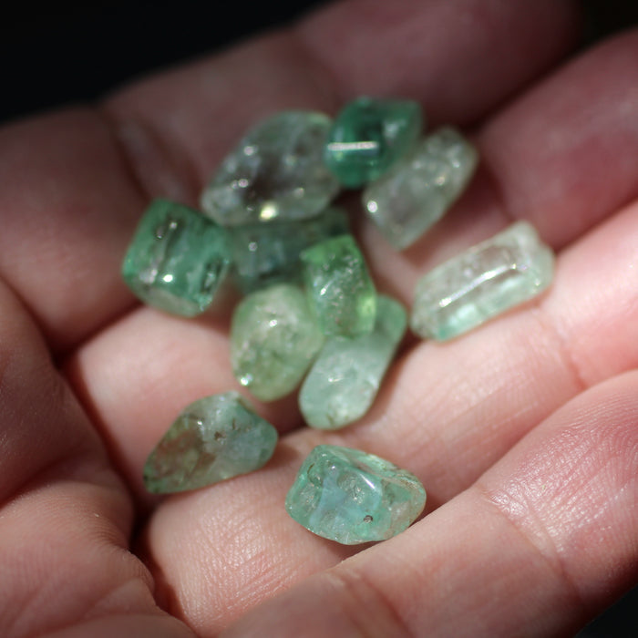 Light Emerald Tumbles