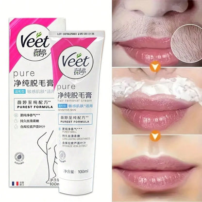 Long-Lasting Hair Removal Cream, Providing Fast And Lasting Summer Hair Removal Results. Suitable For Both Men And Women, It Achieves Smooth And Clean Skin Without Residue. Easy To Apply. Moisturizing