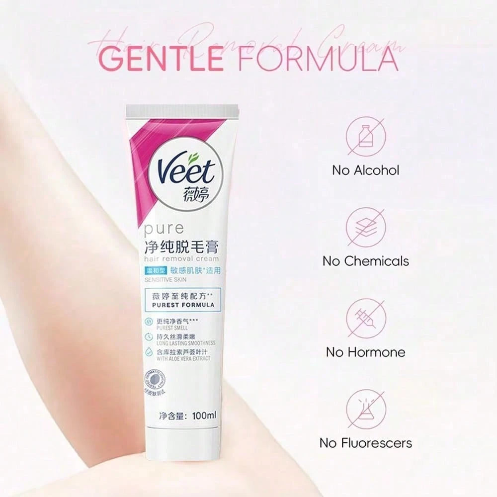 Long-Lasting Hair Removal Cream, Providing Fast And Lasting Summer Hair Removal Results. Suitable For Both Men And Women, It Achieves Smooth And Clean Skin Without Residue. Easy To Apply. Moisturizing
