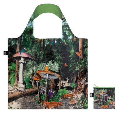 LOQI Tote Bag - Black Forest by Kristjana S. Williams