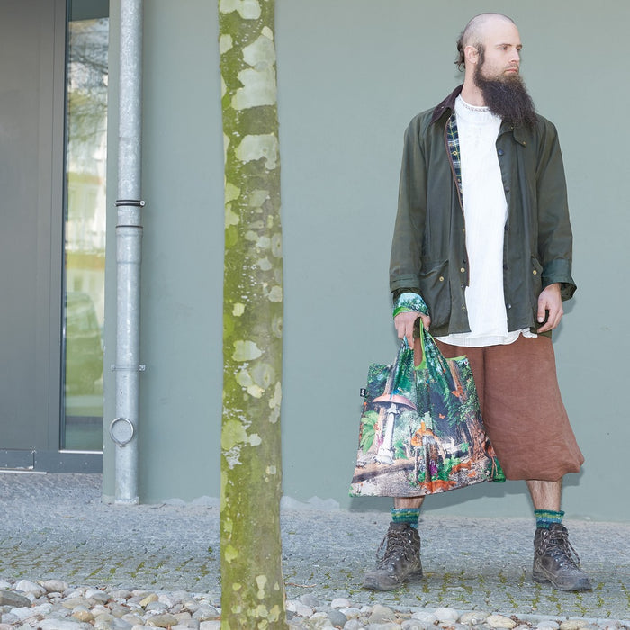 LOQI Tote Bag - Black Forest by Kristjana S. Williams