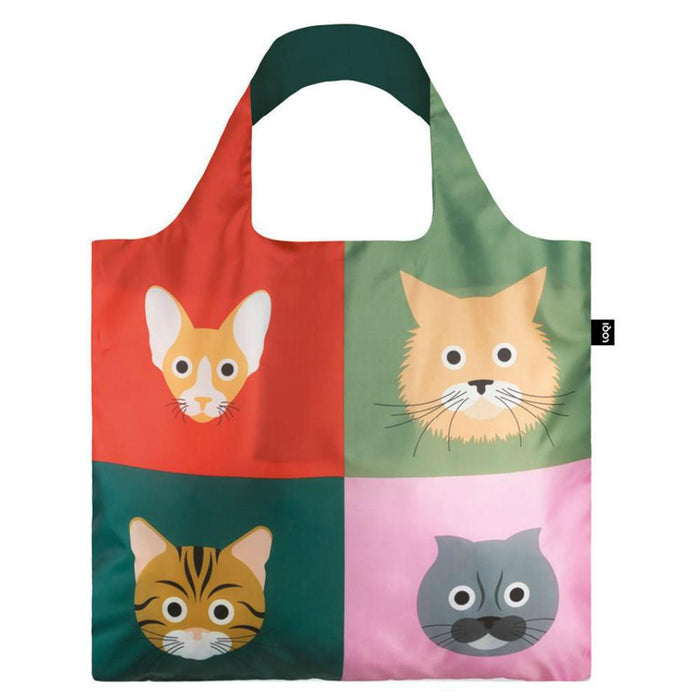 LOQI Tote Bag - Cats by Stephen Cheetham