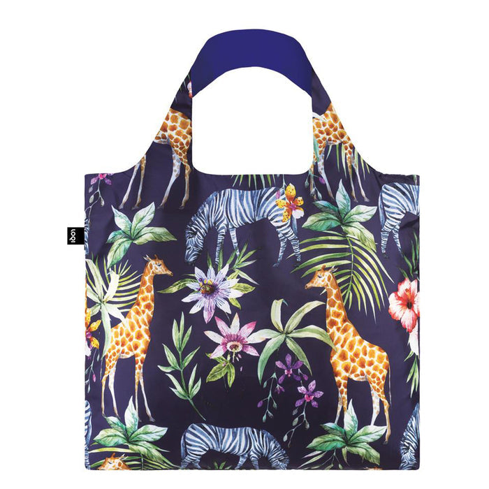 LOQI Tote Bag - Wild Zebras