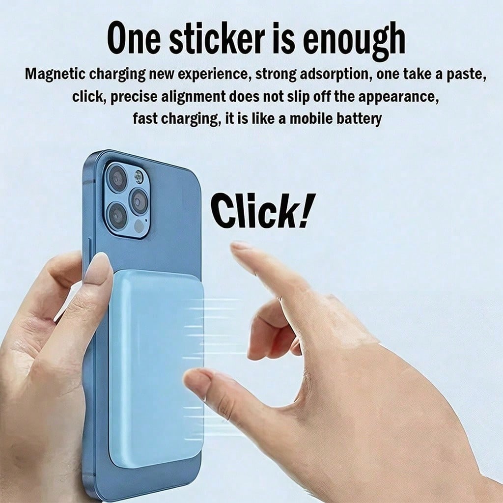 Low Profile 5000mAh MagSafe Compatible Magnetic Wireless Portable Charger 15W Wireless Inductive Charging 22.5W Wired Fast Power Bank For IPhone 17 16 Pro Max 15 Pro 14 Pro Max 13 Pro 12 Pro Max Pro