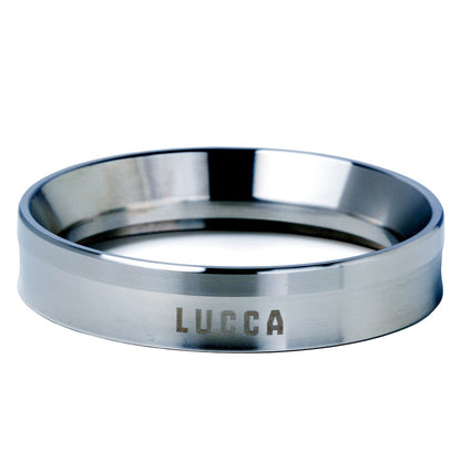 Inner rim of chrome LUCCA dosing funnel