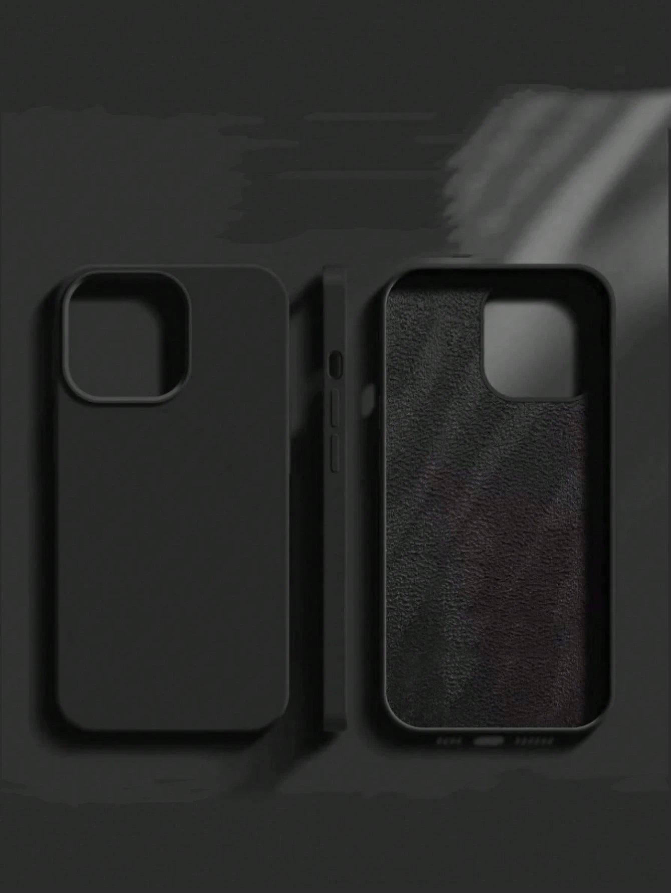 Luxury Silicone Solid Color Dark Green Liquid Silicone 1pc Luxury Shockproof Phone Case Compatible With IPhone 16, 14, 13, 12, 11, 15 Pro Max, Also Compatible With IPhone 12, 13, Mini, 14, 15, 16 Plus