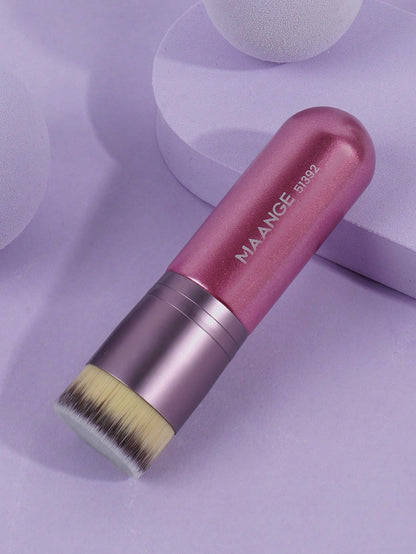 MAANGE 1/2pcs Flat Head Foundation Brush, Large Makeup Brush, Beauty Tool, Great Gift, Convenient To Carry, Travel Essential.