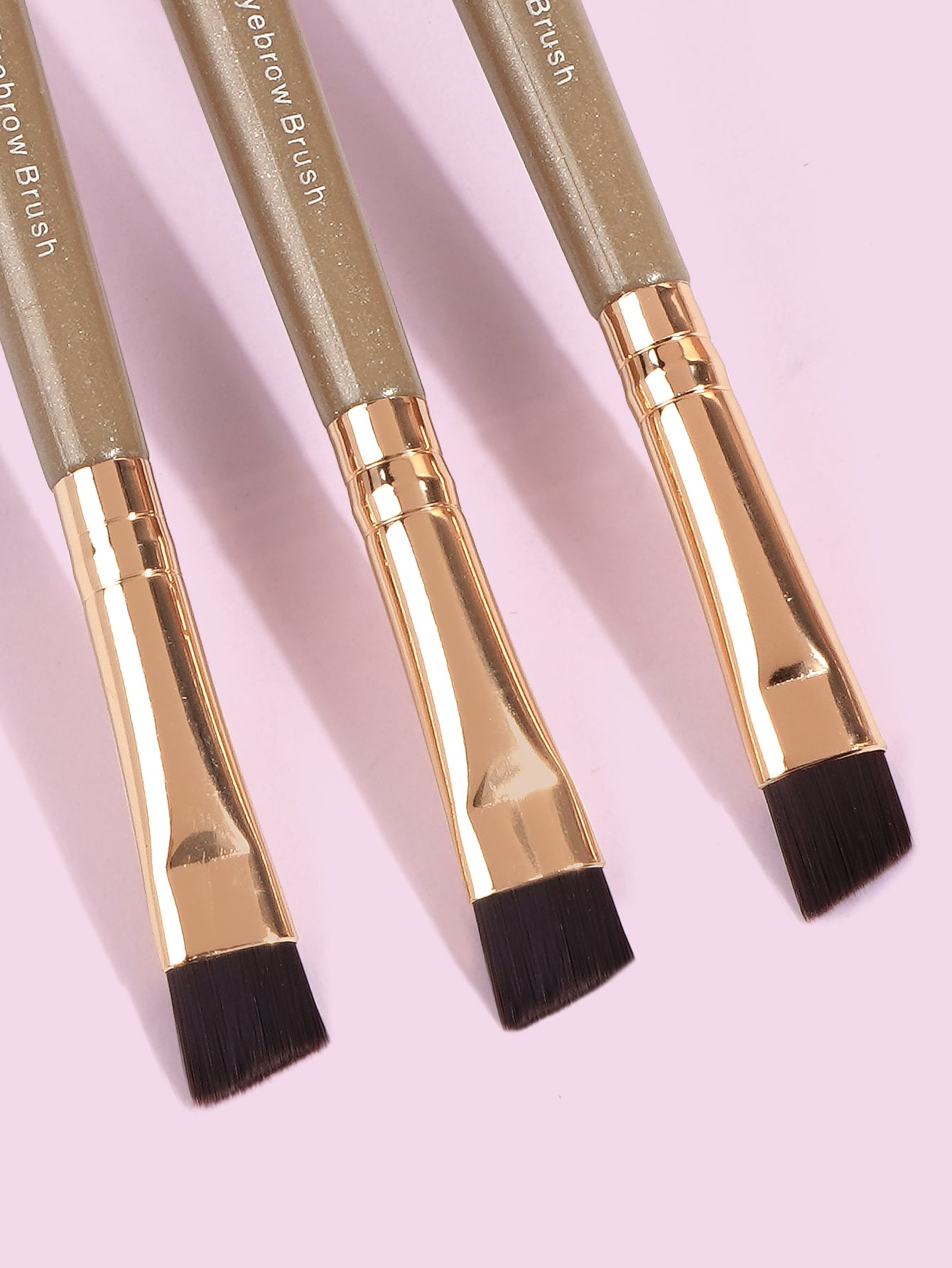MAANGE 3pcs Professional Dual-Ended Eyebrow Brush Set, Makeup Tools, Soft Fibers, Convenient Carry, Travel Essential, Eyebrow Brush, Eyeshadow Brush, Spiral Brush